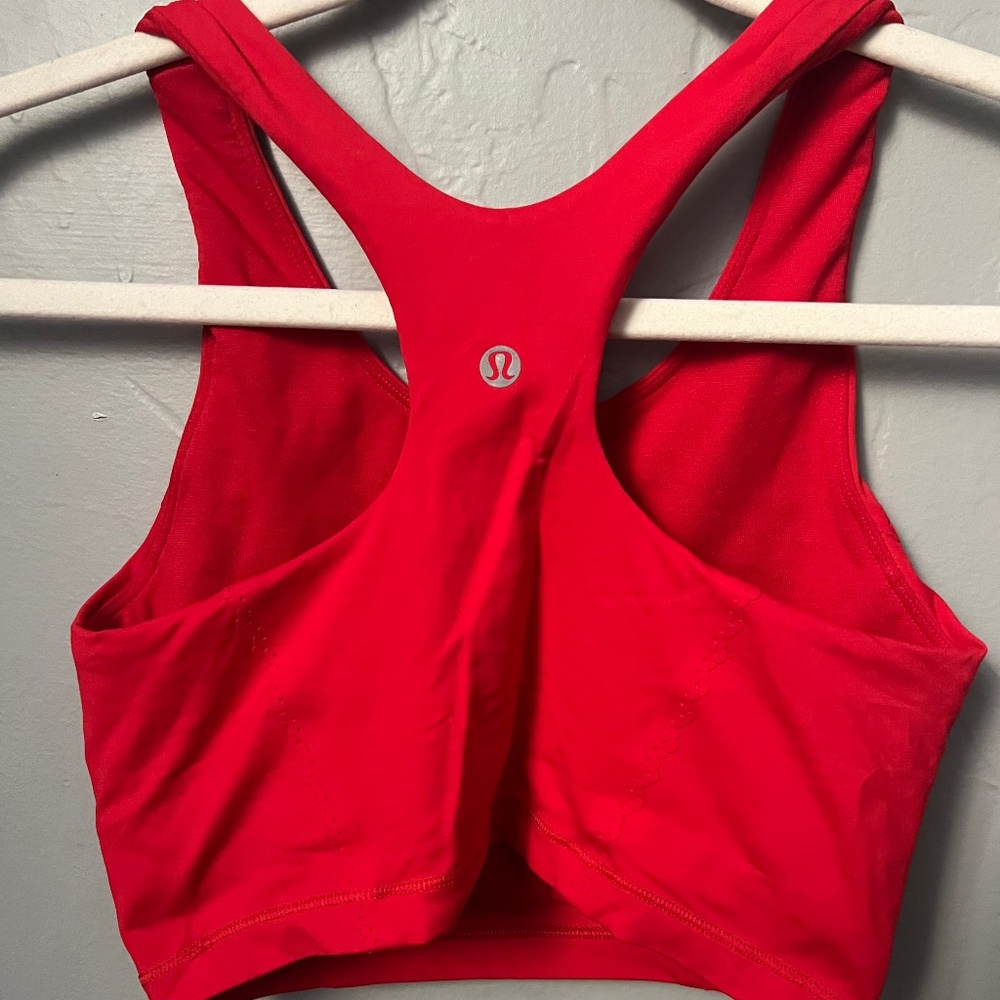 Red Lululemon Sports Bra